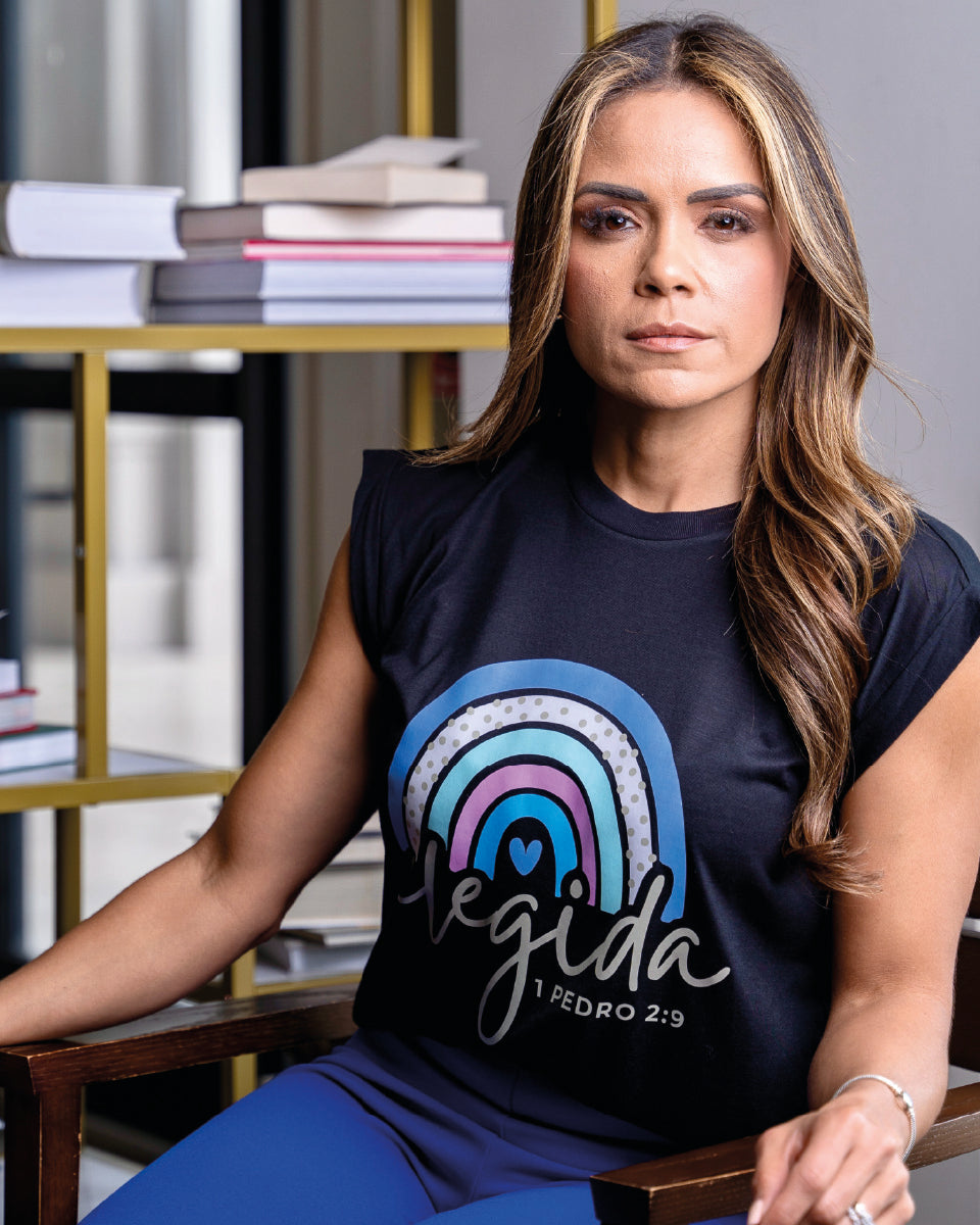 T-Shirt Elegida - Negra
