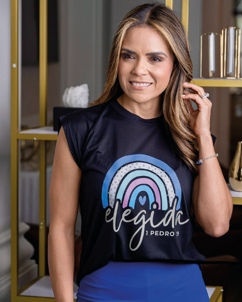 T-Shirt Elegida - Negra